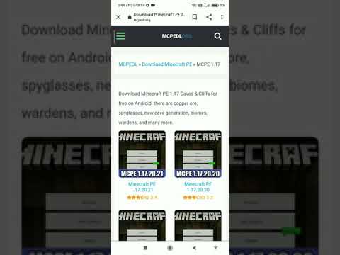 How to download || Minecraft PE || latest 1.17 update in android.