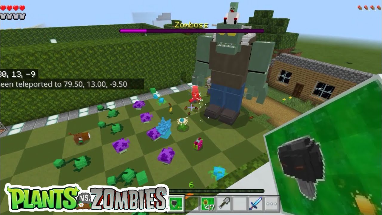 Download Plants vs Zombies in Minecraft android on PC