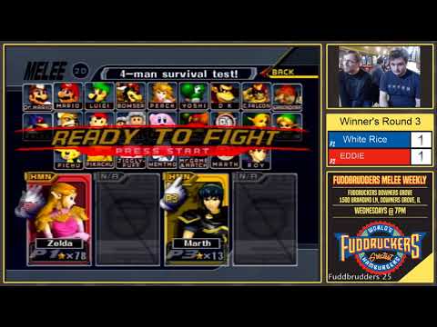 Fuddbrudders 25 White Rice vs  Eddie