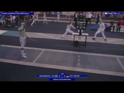 Athens World Cup SWS 2020 - P128 - Bolshakova AZE v Eifler GER