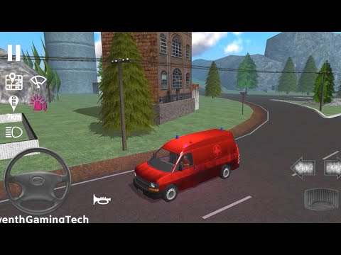 Emergency Medical Services Urban City Route 🚑🚑 Emergency Ambulance Mobile Simulator Gameplay (FHD)