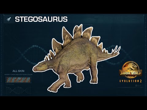 All Stegosaurus Skins - Jurassic World Evolution 2