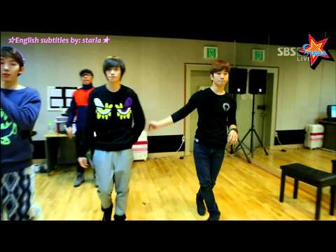 [ENG SUB] Dramatic Blue & Dynamic Black (cut) - Gayo Daejun's Dance Practice 121216