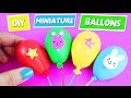 DIY | MINIATURE BALLONS -  Easy Doll Crafts - 5 minutes craft - simplekidscrafts - simplekidscrafts