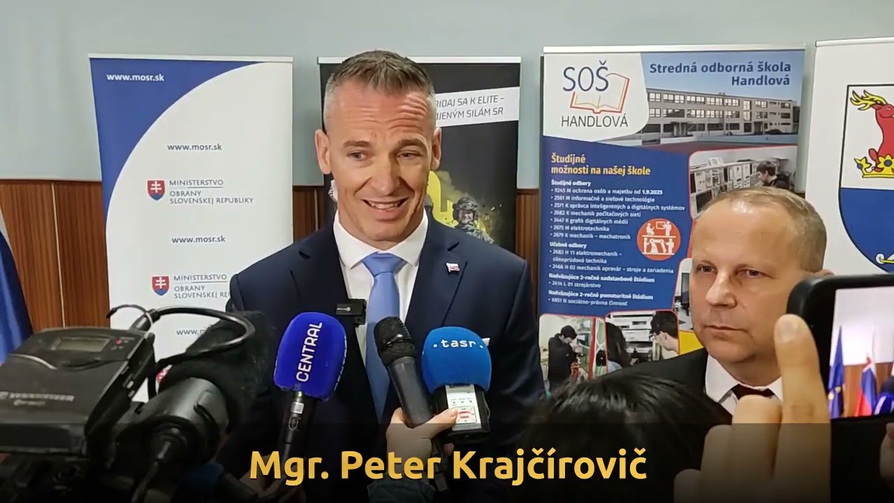 Memorandum o spolupráci medzi SOŠ Handlová a MO SR