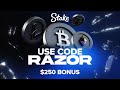 Stake Promo Code RAZOR 2025 Up To 1000 Bonus Free Spins Stake Com
