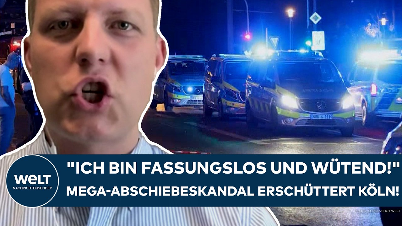 DEUTSCHLAND: "Ich bin fassungslos und wütend!" Mega-Abschiebeskandal erschüttert Köln!