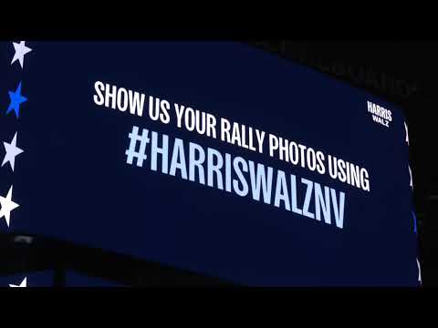 Kamala Harris, Tim Walz speak in Las Vegas