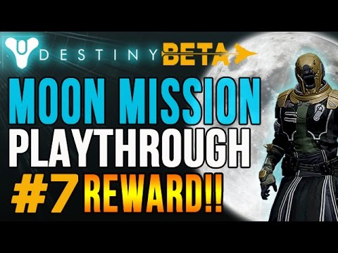 Destiny Beta Special Moon Mission: The Dark Beyond Playthrough & Reward