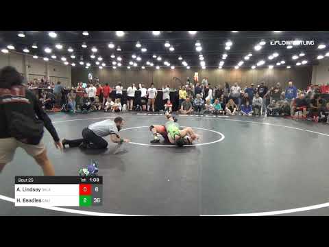 138 Lbs Rr Rnd 5 Addyson Lindsey Oklahoma Dual Vs Hailie Beadles California Blue