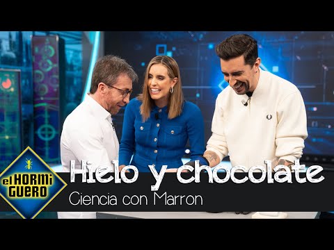 Ona Carbonell comprueba el increíble efecto del chocolate con el hielo seco - El Hormiguero