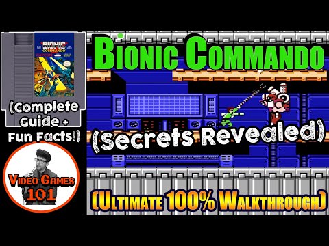 Bionic Commando NES Walkthrough | 100% Guide | Video Games 101