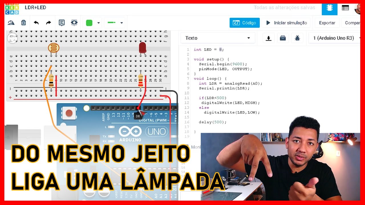 LDR Arduino - Saiba como ligar e programar