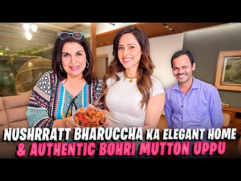 Nushrratt Bharuccha Ka Lavish Home, Filmy Baatein, Shoes & Perfume Collections & Mutton Uppu Kari!