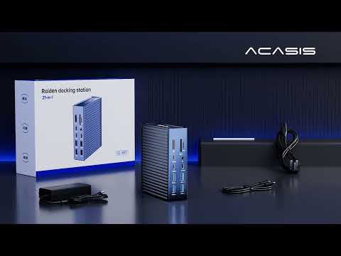 More powerful than Caldigit!!!  21-ports Thunderbolt 4 Dock 90W Charging, 40Gb/s, 2.5GbE, 8K Display