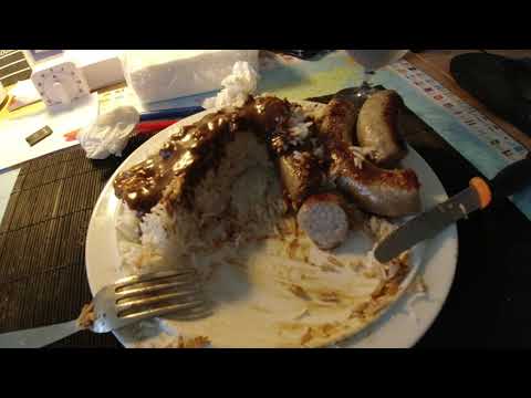 MongoTV_6946 - Min Aftensmad - DANISH MUKBANG- Del 1 - MEDISTERPØLSE Med Ris og BRUN SOVS
