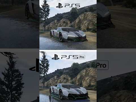 Ps5 Slim vs Ps5 Pro Game Comparison | Gta 5 Graphic Comparison Ps5 vs Ps5 Pro | Graphics Comparison
