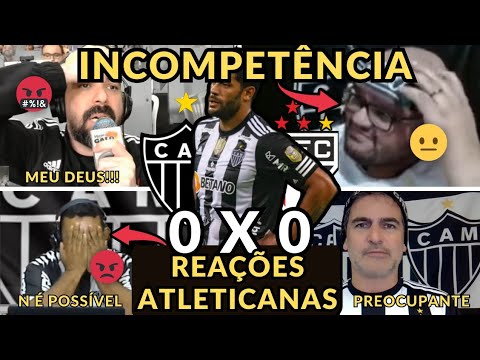 REAÇÕES ATLÉTICANAS hoje ao EMPATE para o SÃO PAULO - REVOLTA e TRISTEZA - VAMOS RIR KKK