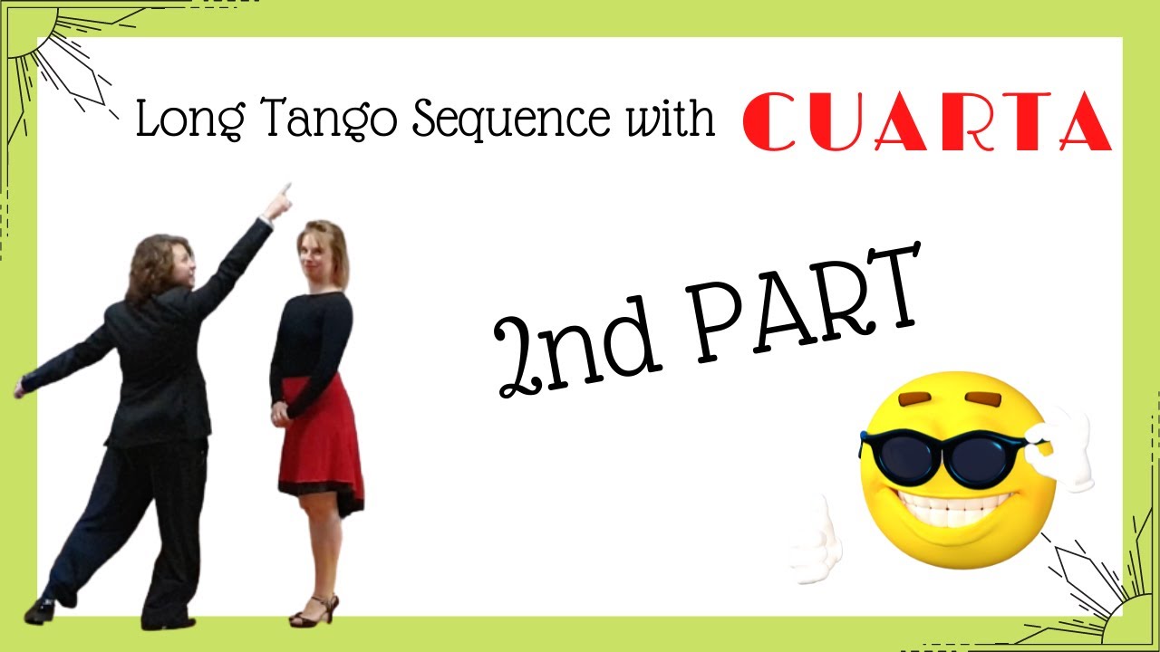 Small Boleo - parallel Sacada & CUARTA 👉 (2nd part)