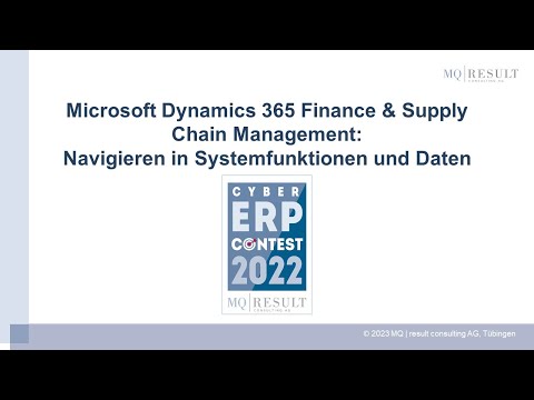 Microsoft Dynamics 365 Finance & Supply Chain Management:Navigieren in Systemfunktionen und Daten