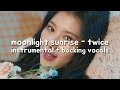 MOONLIGHT SUNRISE [TWICE] | Instrumental + Backing Vocals (Hidden Vocals)