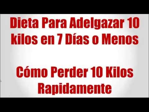 Dieta para adelgazar 10 kilos en 5 dias