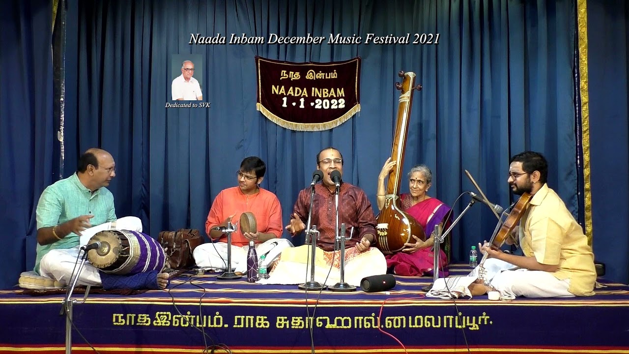 Vidwan Kalyanapuram Aravind for Naada Inbam December Music Festival 2021