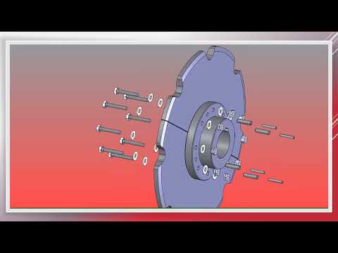 Roue en 2 parties pour chaine racleuse_1