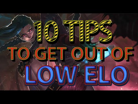 TOP 10 TIPS TO GET OUT OF BRONZE/SILVER/GOLD - League of Legends