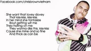 Chris Brown - Kiss Kiss ft. T-Pain [Lyrics Video]