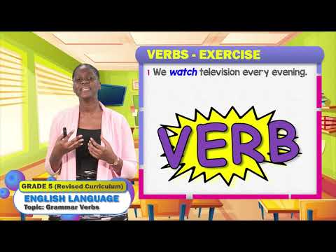 English Language - Grade 5: Verbs