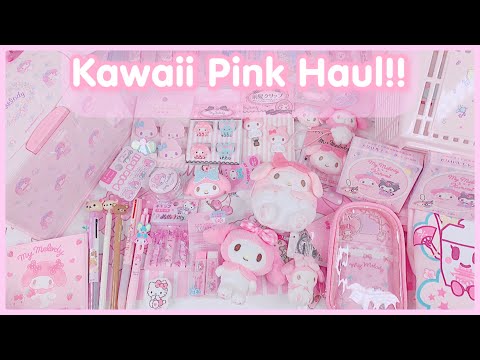 Huge Kawaii Pink Sanrio Haul!!!