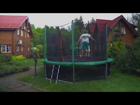 Батут Yamota SMART 427см (14ft) - Видео 1