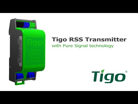 Tigo RSS (Rapid Shutdown System) Transmitter with Pure Signal technology