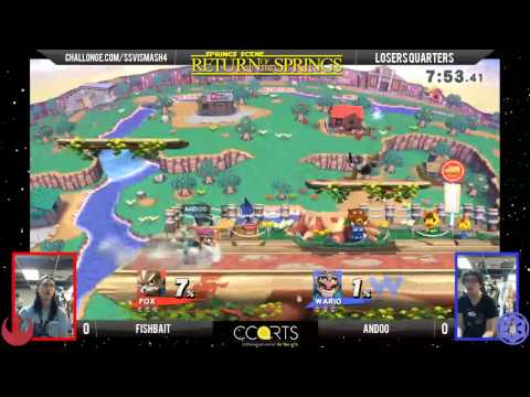 SSVI - Fishbait (Fox) Vs. Andoo (Wario) LR7 - Smash 4
