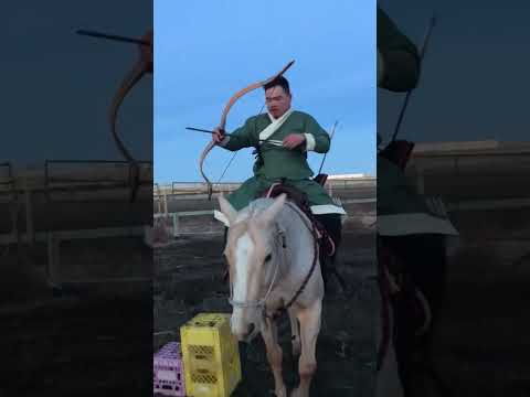 , title : 'Mongolian Warbow on Horseback 110lb@28'