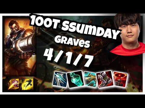 Graves vs Kindred 100T Ssumday JUNGLE (4/1/7) - v11.1