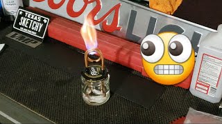 How to make a Copper Coil alcohol burner