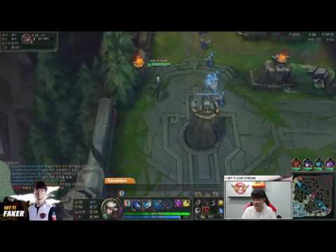 Faker stream Camille vs Lucian, Jul 16 2017