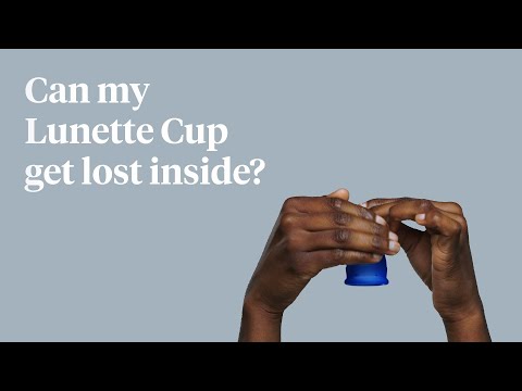 Lunette FAQs | Can my Lunette Cup get lost inside?