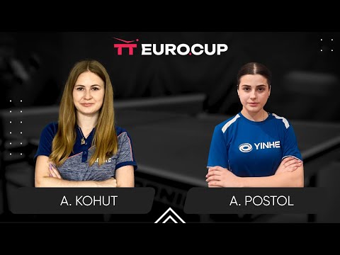 09:30 Alina Kohut  - Anastasiia Postol 03.08.2024 | Table Tennis TT Euro.Cup Ukraine STAR 4