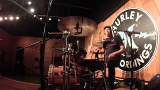 Korey Kingston Horn Tracking Drums At Hurley Studio In Costa Mesa Ca