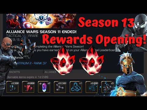 Double 5-Star Crystals! Season 13 AW Rewards Opening! - Marvel Contest of Champions
