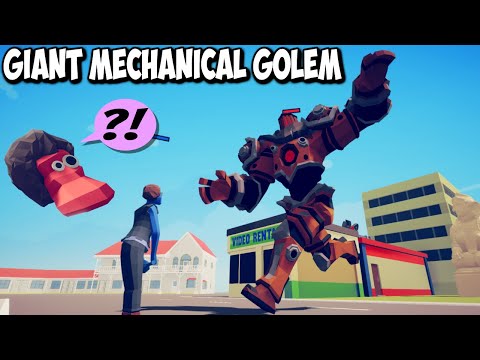 Giant Mechanical Golem vs Every Faction #1 - Totally Accurate Battle Simulator TABS