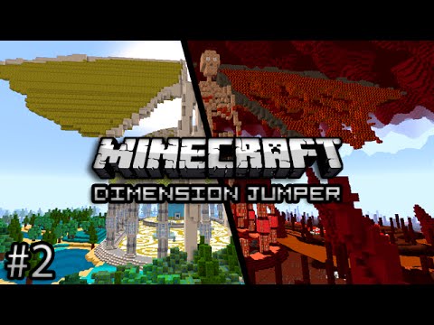 Minecraft: CRAZY TEMPLE - Dimension Jumper 2 Part 2