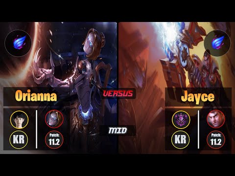 Doinb ORIANNA (Mid) [Phase Rush] VS JAYCE - Master KR Patch 11.2