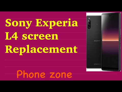 Sony L4 screen replacement.how to change screen on sony experia L4.sony L4 lcd fix