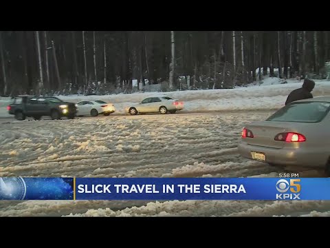 First Sierra Snowstorm Of 2021 Wreaks Havoc On I-80 Traffic