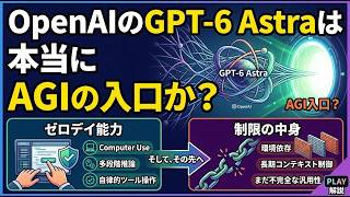 【9/4 AIニュース】GPT-6 Astra発表。PC操作が47%速く、ARC-AGI-3は99.9%