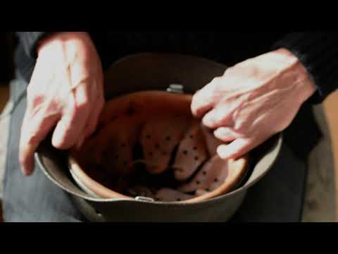 How to install German WWII helmet liners